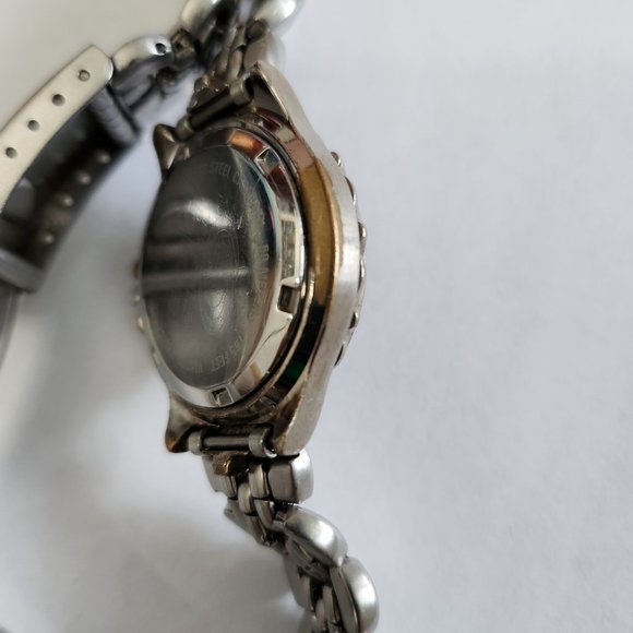 Fossil AM-3099 Steel Diver Blue Dial Wr50m Rotating Bezel Women's Watch - Picture 3 of 9